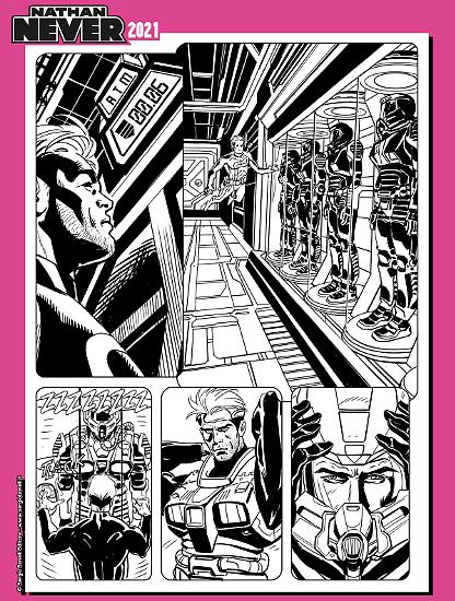 Nathan Never 2021 - Art by Germano Bonazzi.
