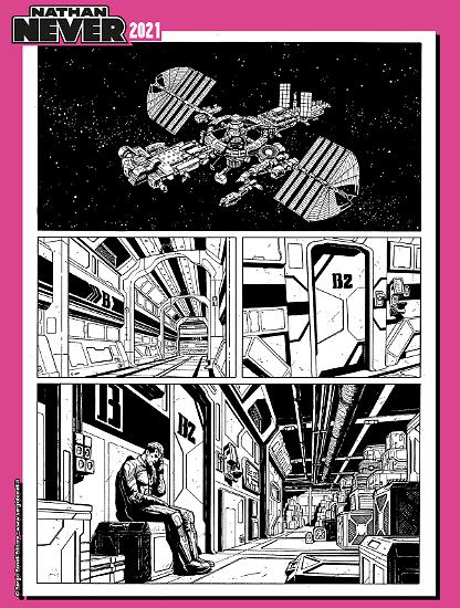 Nathan Never 2021 - Art by Rosario Raho.