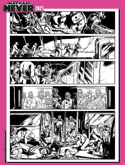 Nathan Never 2021 - Art by Silvia Corbetta.